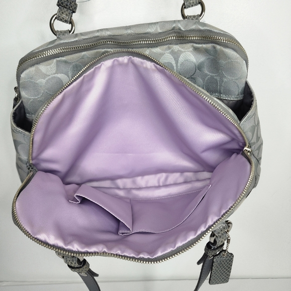 COACH Signature Penelope Shoulder Bag. - Picture 6 of 16